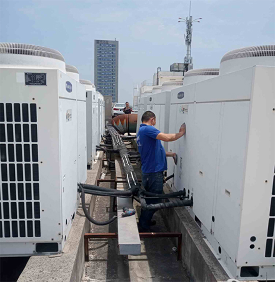 辰溪中央空调制热和不制冷系统维修方法